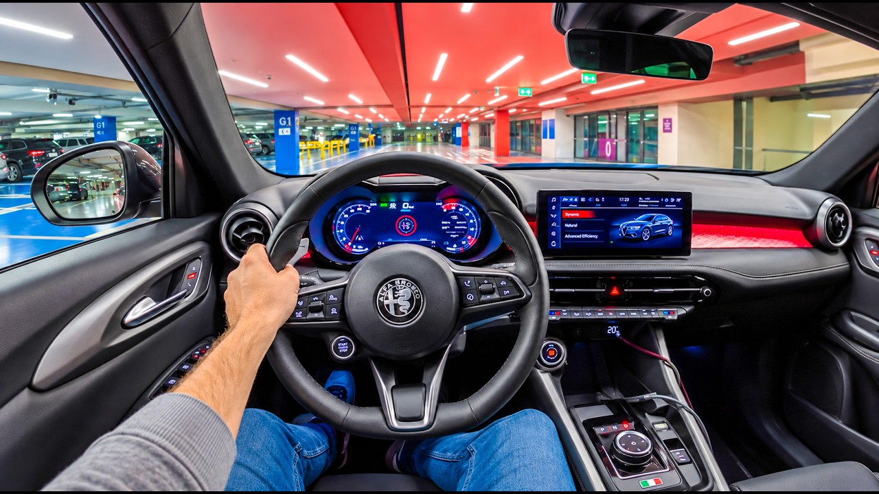 NEW Alfa Romeo Tonale Night (175 HP) POV Test Drive | #2944