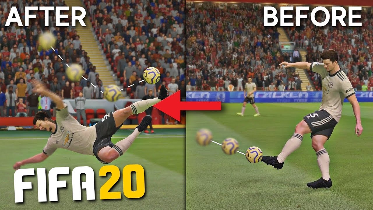 FIFA 20 but the ball has a mind of its own