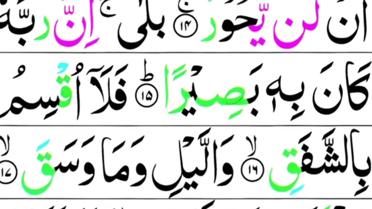 Surah Al-Inshiqaq (84:The SplittingYour Final Destination:Right or Left? #islamic #recitation #viral