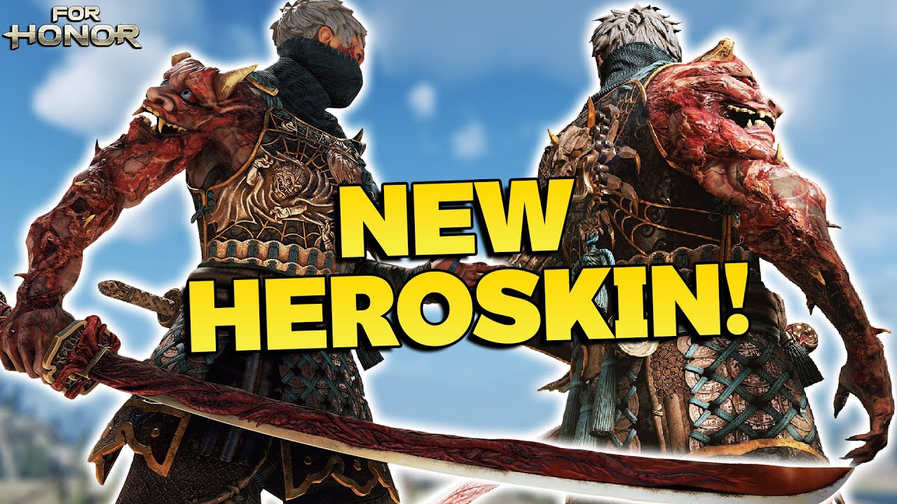 *NEW* Orochi Hero Skin! Yoshiro the Damned | For Honor