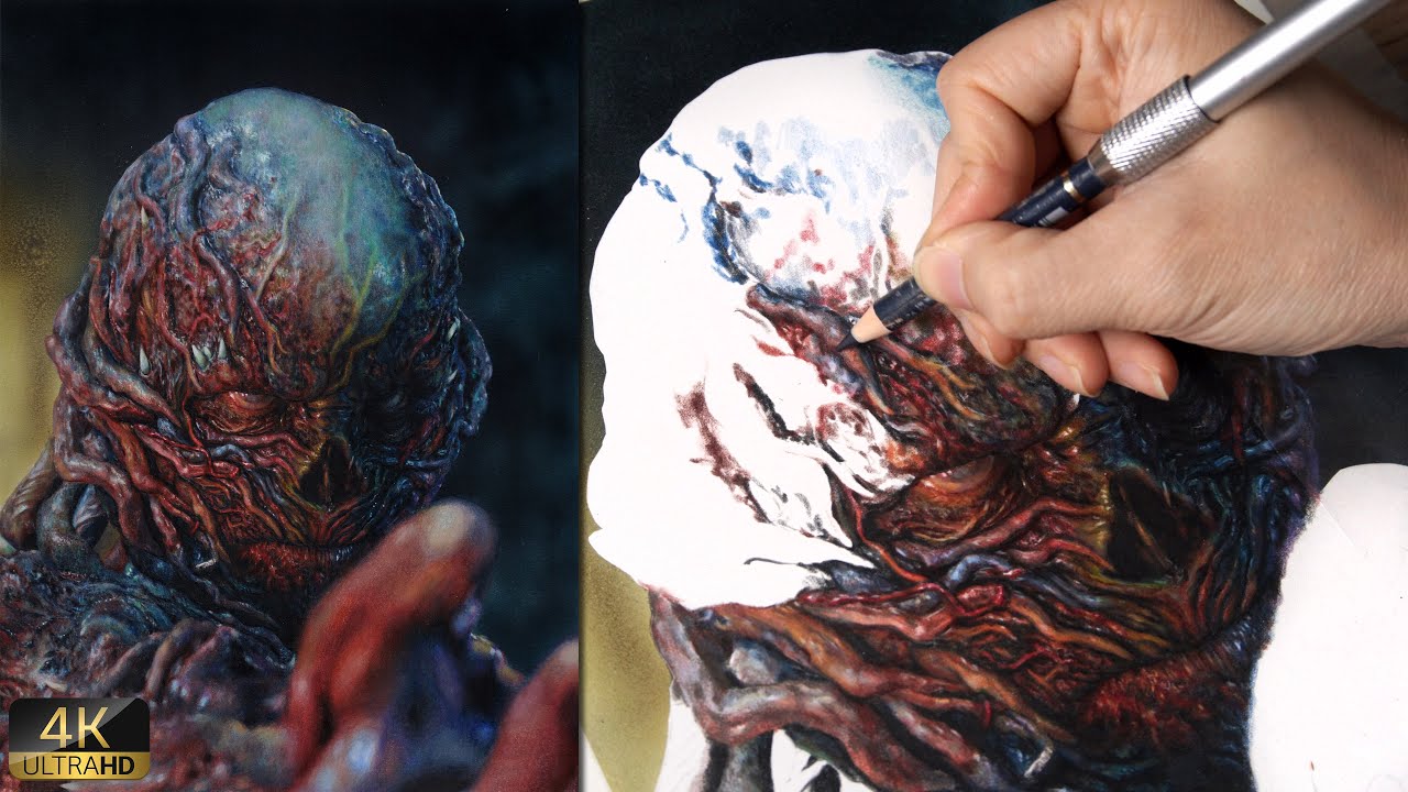 Real Time Drawing(2x speed) Vecna - Stranger Things 5|| Part 1