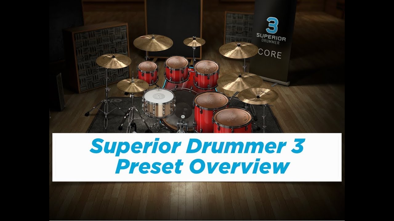 Superior Drummer 3 - Preset Overview (Metal, Rock, Pop, Electronic)