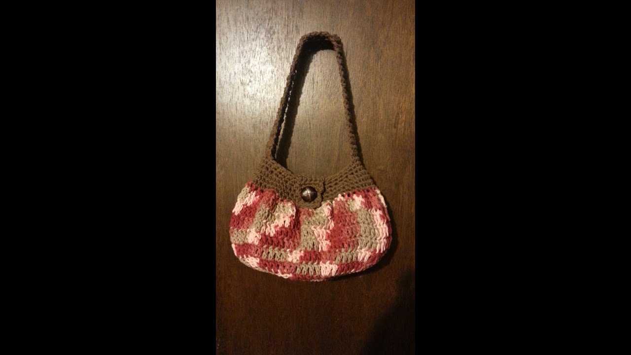 How to Crochet a Handbag - Watercolor Handbag