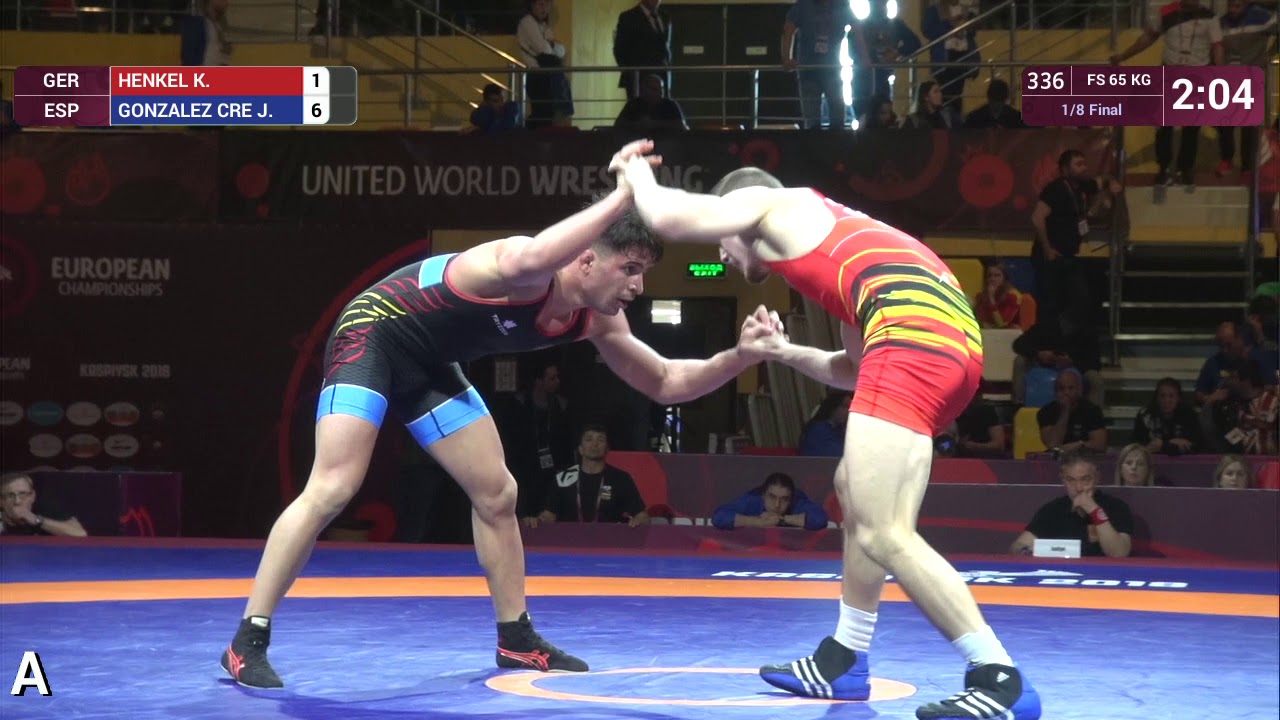 1/8 FS - 65 kg: K. HENKEL (GER) v. J. GONZALEZ CRE (ESP)