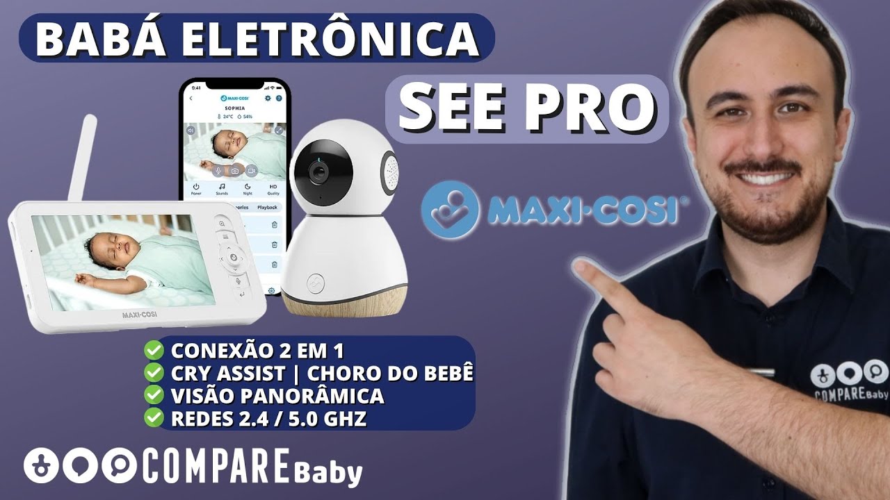 Babá Eletrônica SEE PRO Maxi Cosi | ✅ Funções e Configuração
