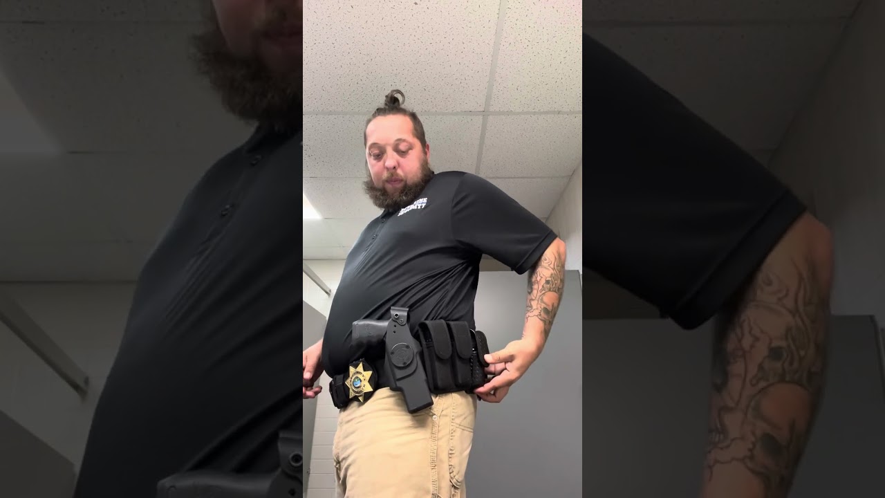 Duty belt setup