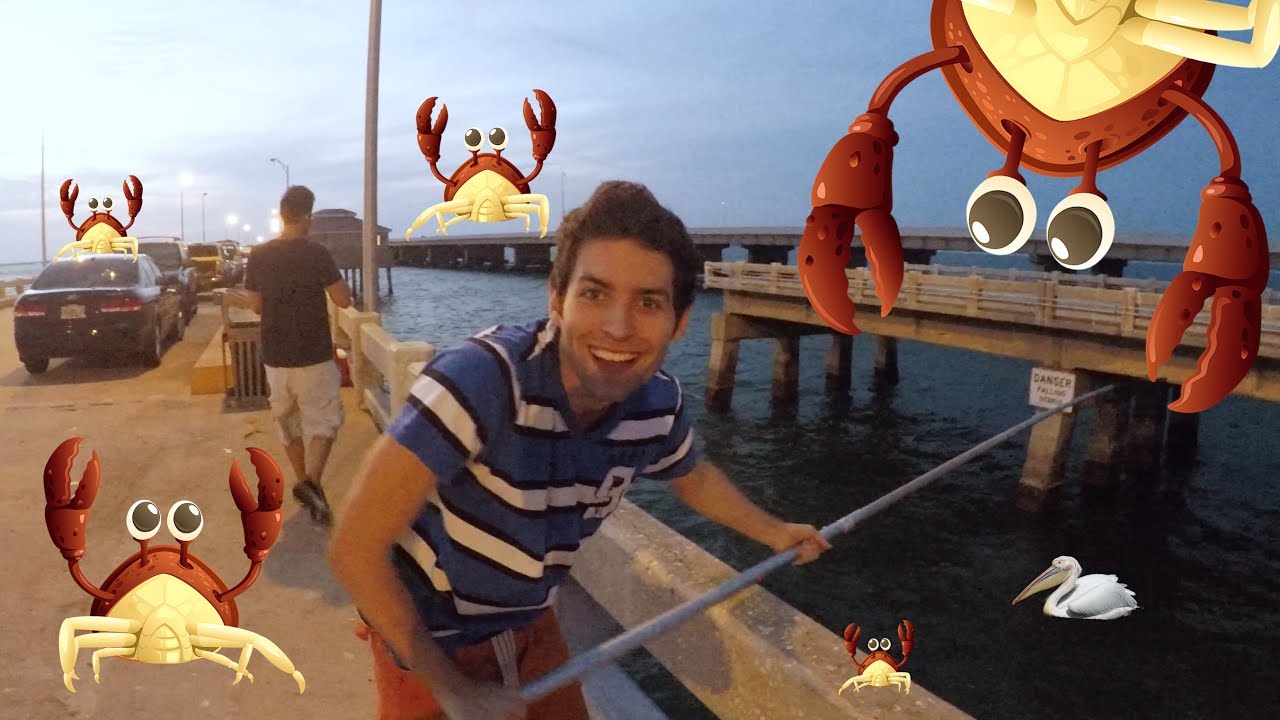 CRABBING OFF OF THE OLD SKYWAY BRIDGE!