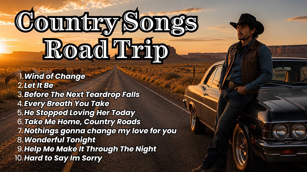 Golden Era Country Songs 60s 70s 80s and 90s | Country Road Trip Through Classic Timeless Memories