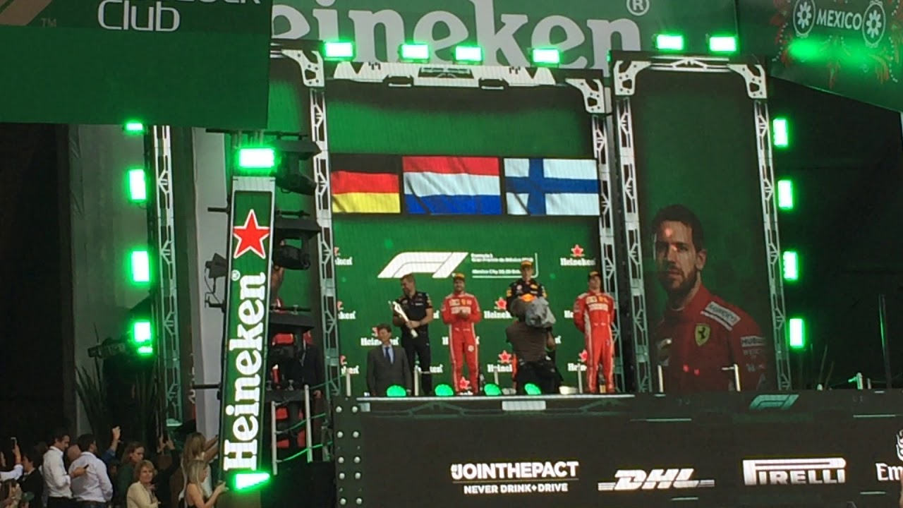 F1 Gran Premio de México 2018 - Podium Celebration