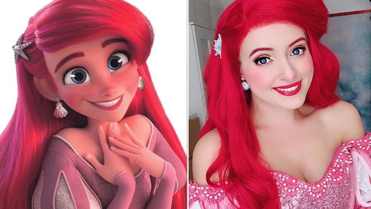 شخصيات اميرات ديزني في الحياة الحقيقيه !! Disney princesses