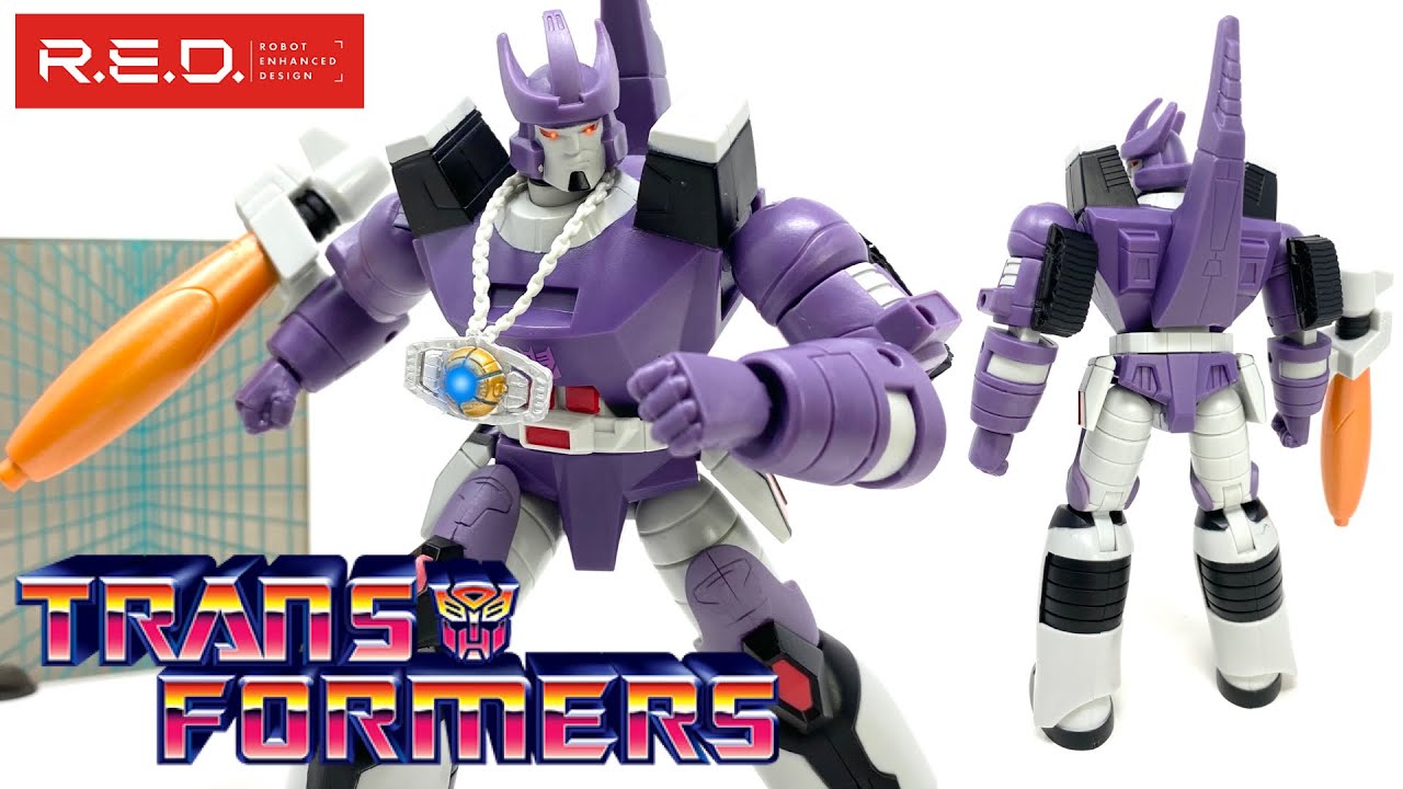 Transformers R.E.D 86 GALVATRON Action Figure Unboxing & Review