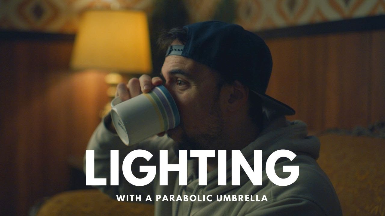 Get Cinematic Lighting With A Parabolic Umbrella