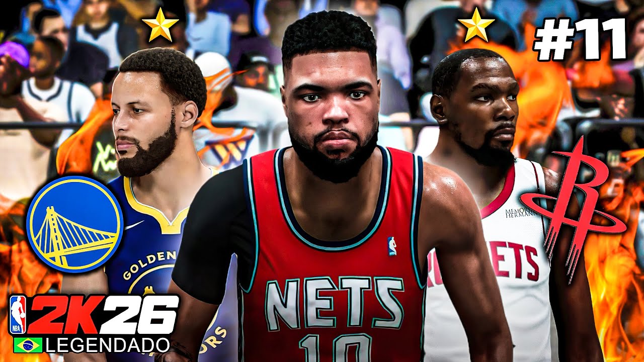 ENFRENTEI DOIS GIGANTES DA NBA! Curry e Durant! | MyCareer NBA2K26 Legendado #11