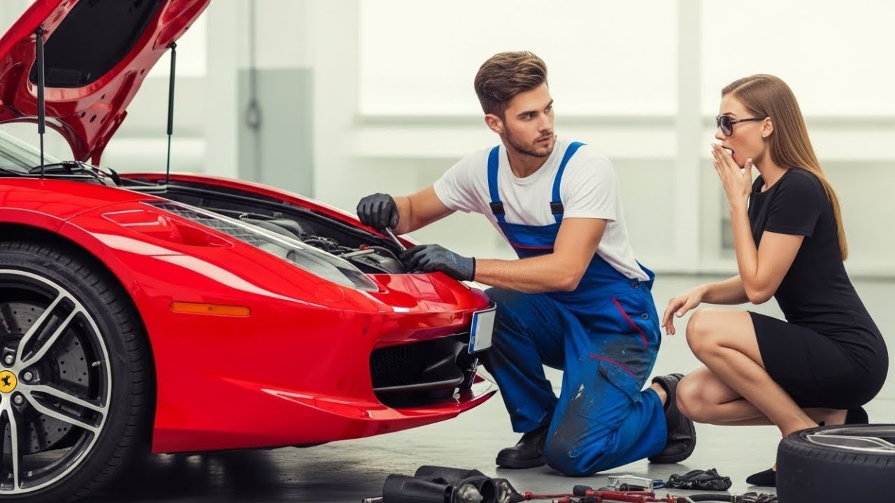 „Repară Ferrari-ul și mă căsătoresc cu tine” râs ea – Apoi a rămas șocată când mecanicul l-a reparat