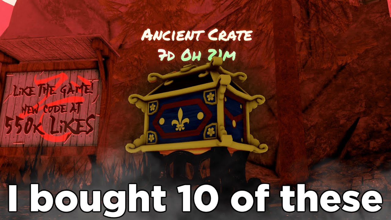 I bought 10 Ancient Crates ( Roblox ZO ぞ )