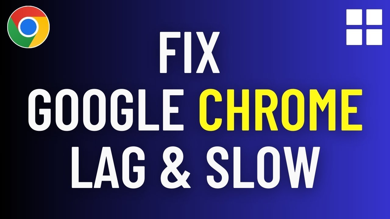 How To Fix Google Chrome Lag & Being Slow (Easy!)