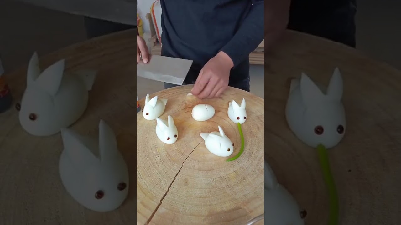 CREATIVE ART IDEAS WITH BOILED EGGS