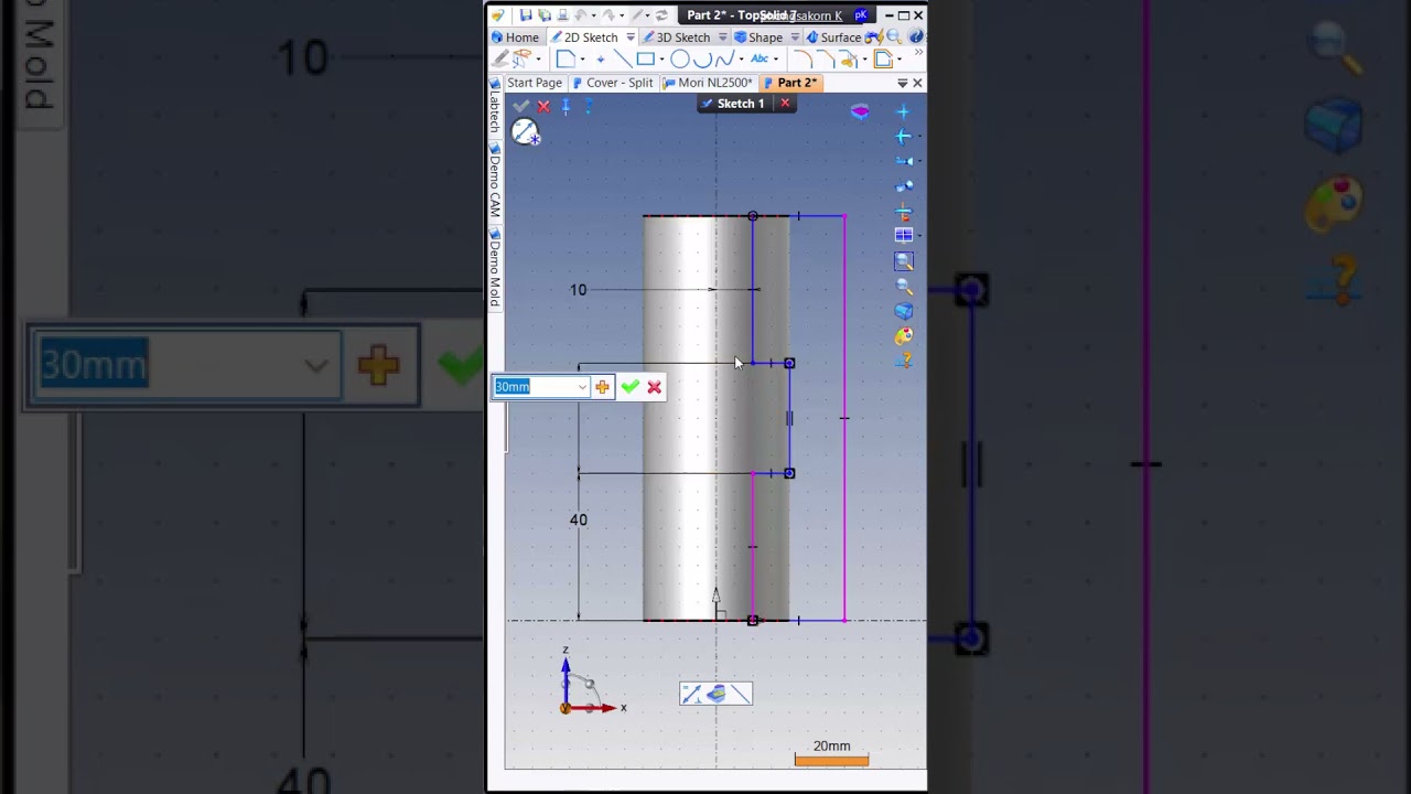 TopSolid Revolve Cut by PK
