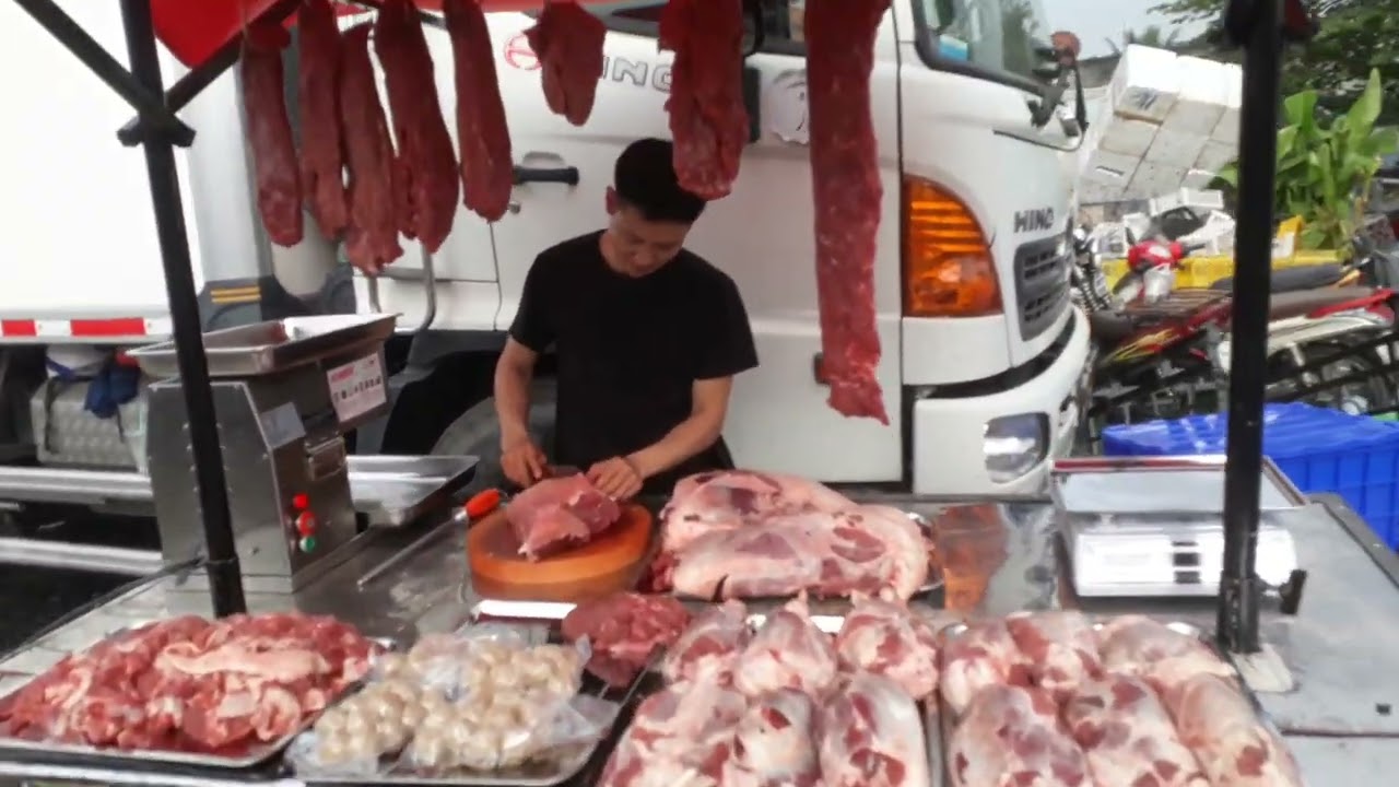 mở hàng cửa hàng thịt bò hằng đạt _chợ đầu mối thủ đức _phát tài _2022
