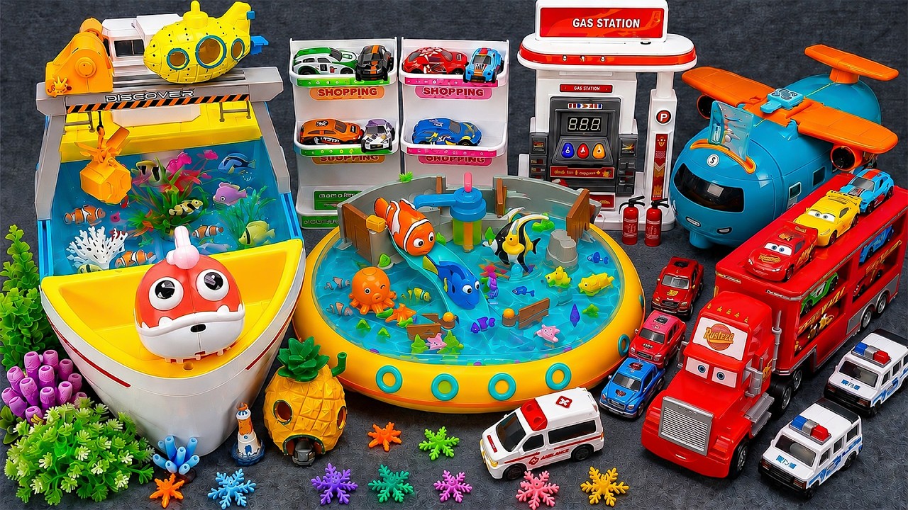 Ultimate Toys Collection ASMR 🐠🚒✈️ | Satisfying Unboxing Nemo Aquarium, Cars & Rescue Vehicles Toys