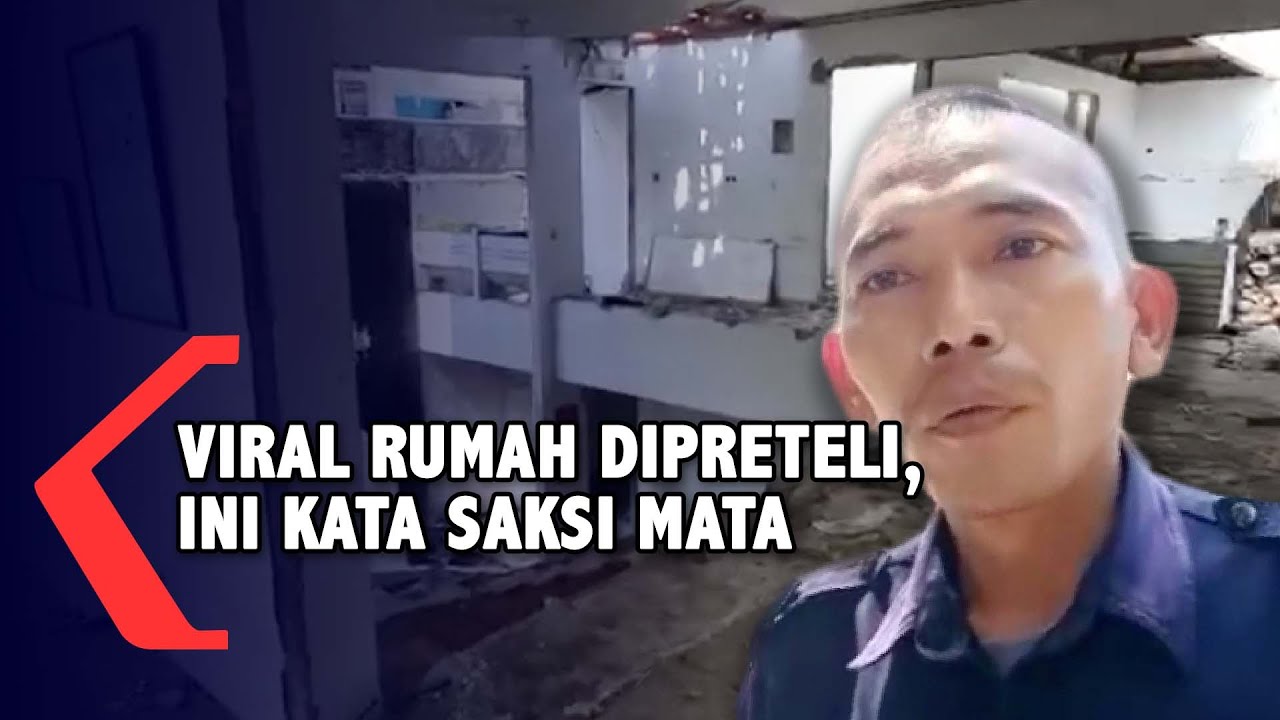 Viral Rumah Mewah Dipreteli Habis, Ini Kesaksian Satpam Tetangga