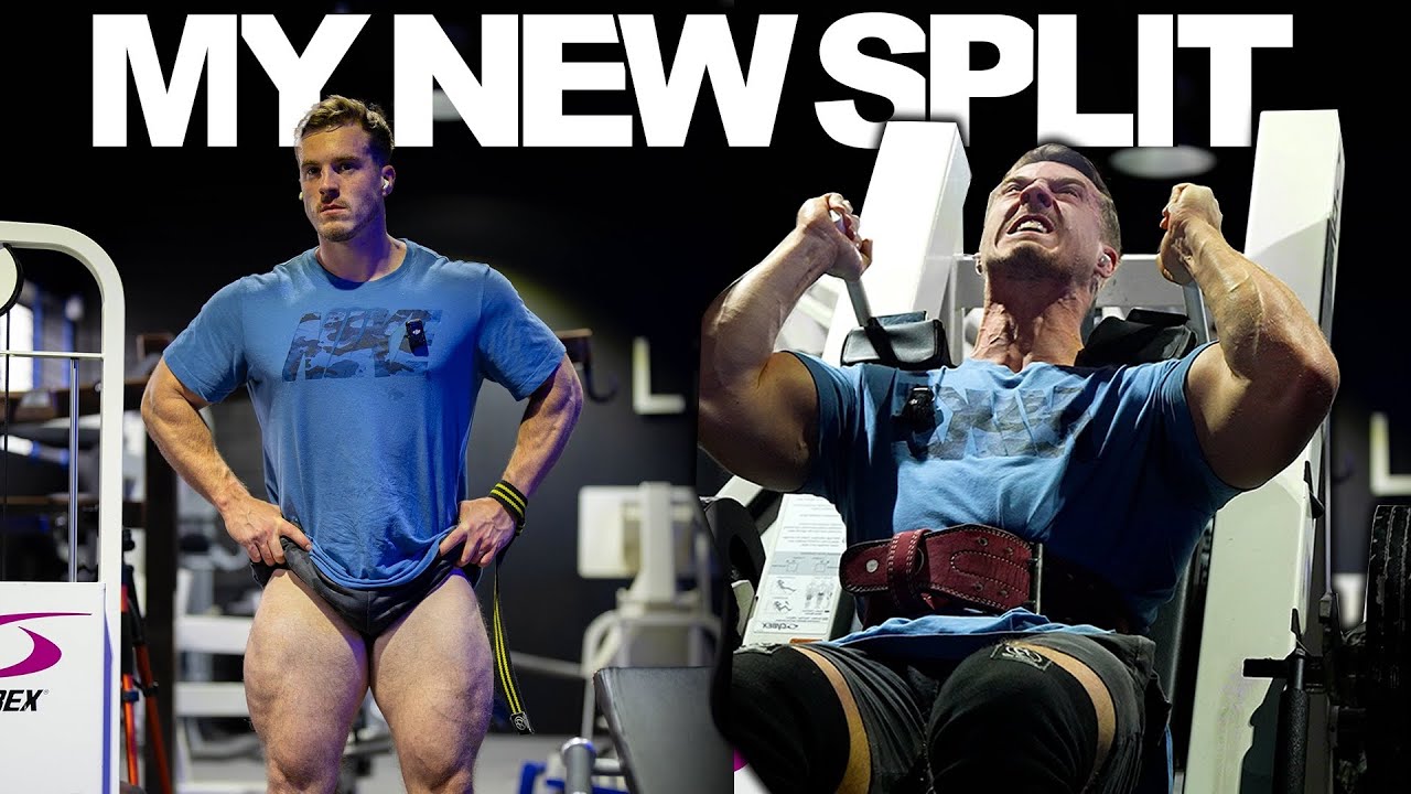 ONLY TRAINING 4 X A WEEK TO BUILD MUSCLE? / MY PRO NATURAL BODYBUILDING SPLIT