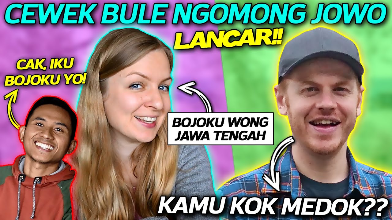 KAGET PAS DENGER CEWEK BULE INI! BHS JAWA LANCAR, LOGATNYA MEDOK BANGET !!