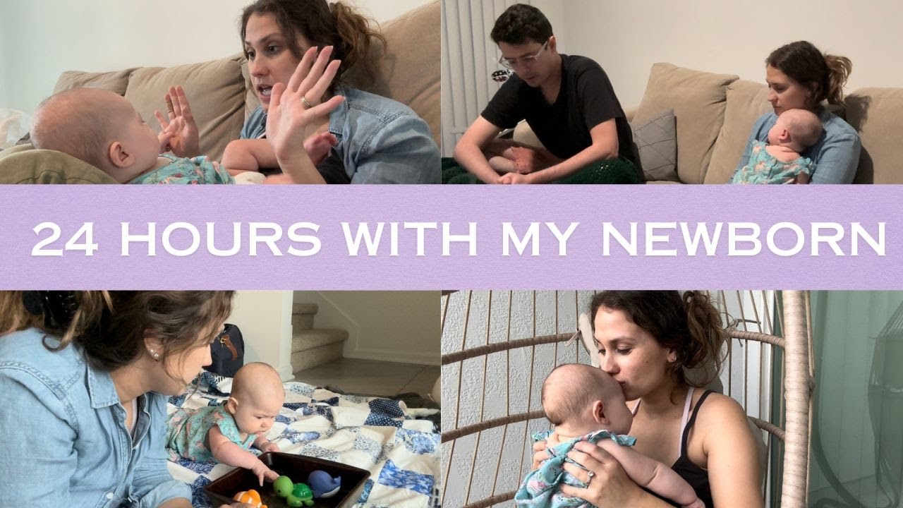 a REAL day in the life with a newborn baby (24 hours)