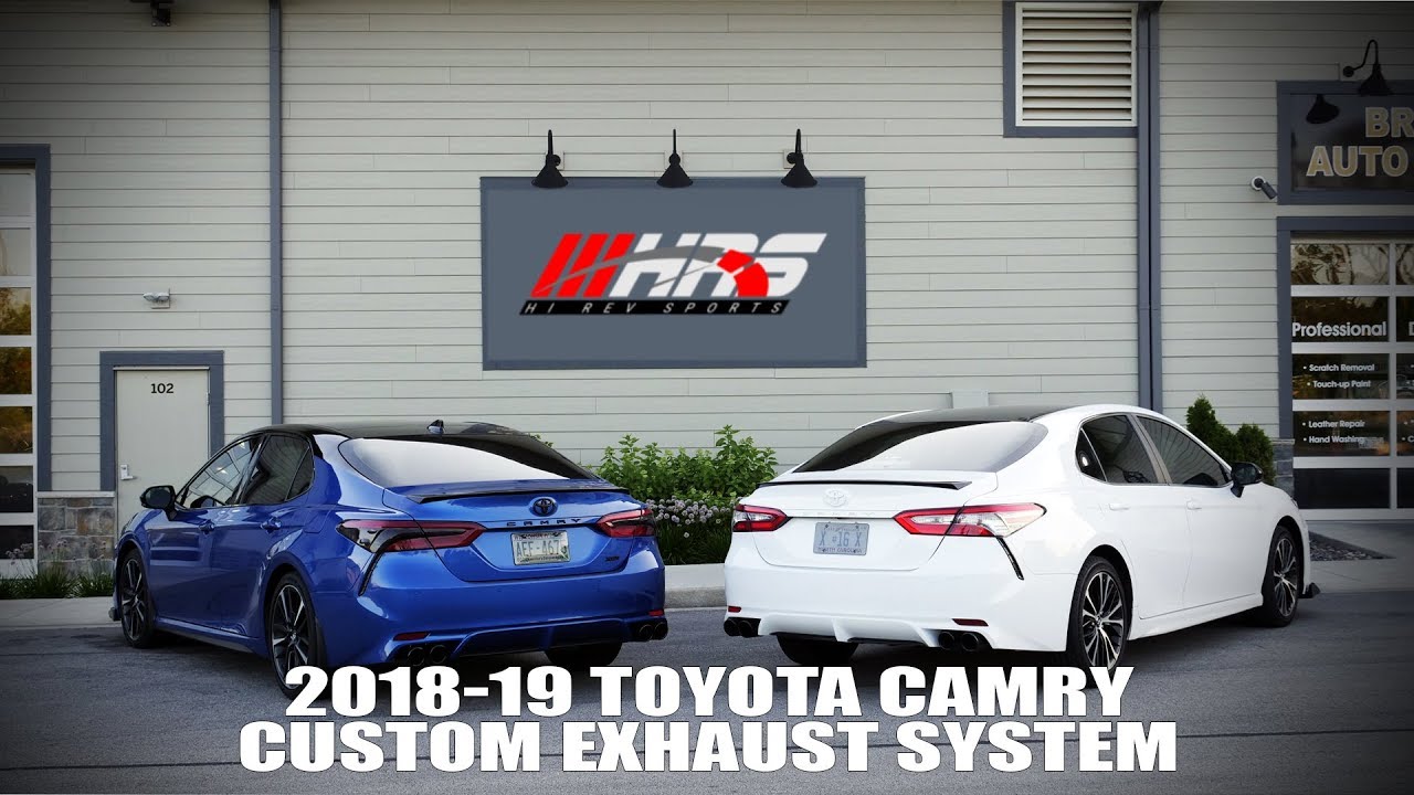 Индивидуальная настройка выхлопной системы Toyota Camry 2018-2019 для двигателей i4 и V6 XSE и i4...