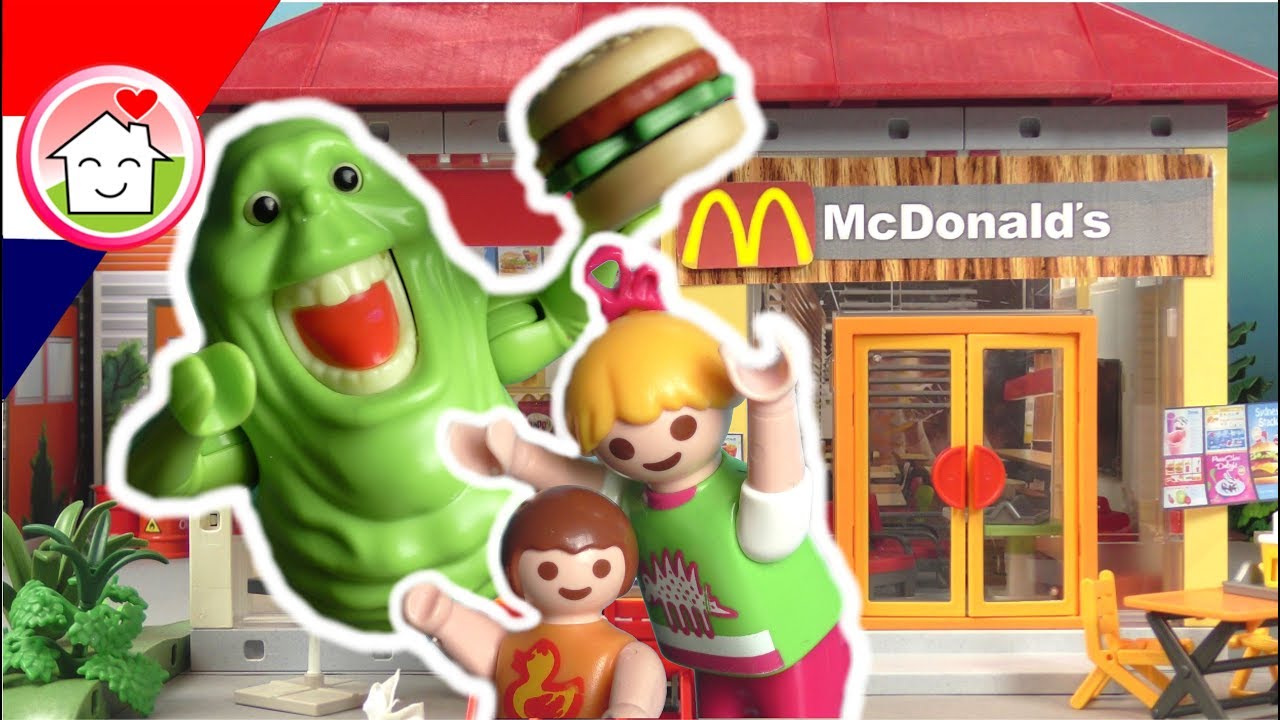 Playmobil Ghostbusters in McDonalds - Playmobil filmpje Nederlands familie Huizer
