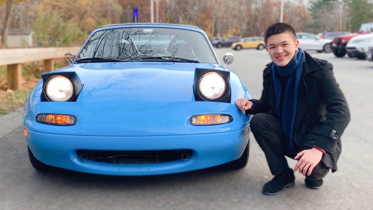 30-летние выдвижные фары! Обзор Mazda MX-5 Miata 1990 года