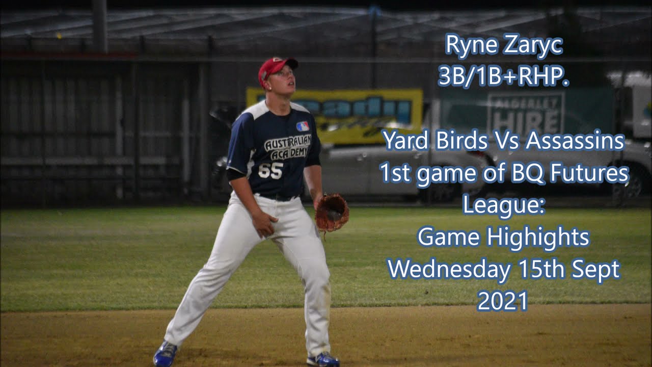 Baseball Queensland Open Futures Game1- Ryne Zaryc Highlights