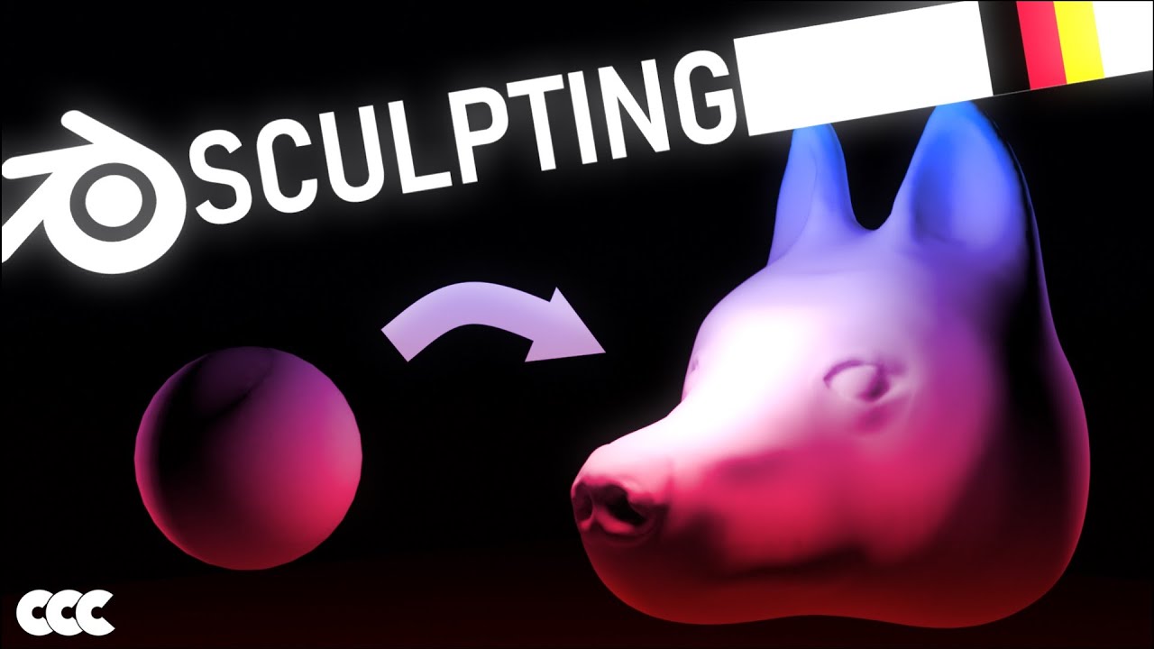Einstieg in Sculpting! I Blender I Tutorial Deutsch