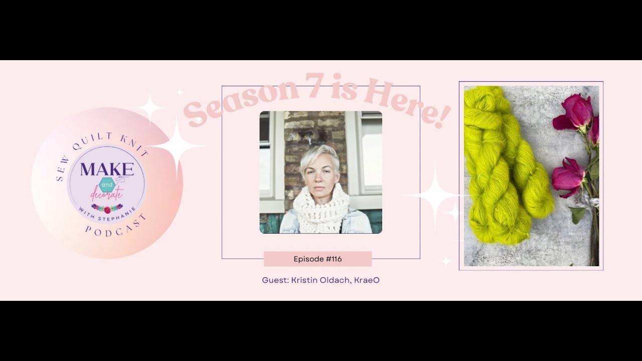 MND S7E116-Vid:  Guest Kristin Oldach, KraeO - Indie Yarn Dyer