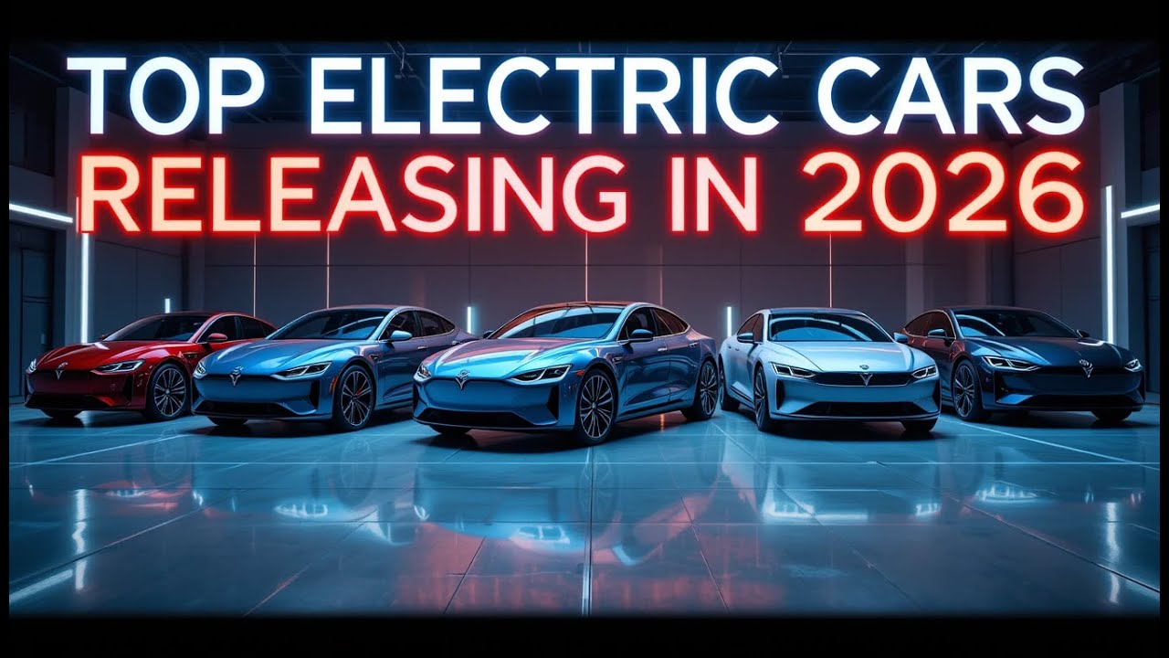 “Top 5 Electric Cars Releasing in 2026 | Best Upcoming EVs You Must See”