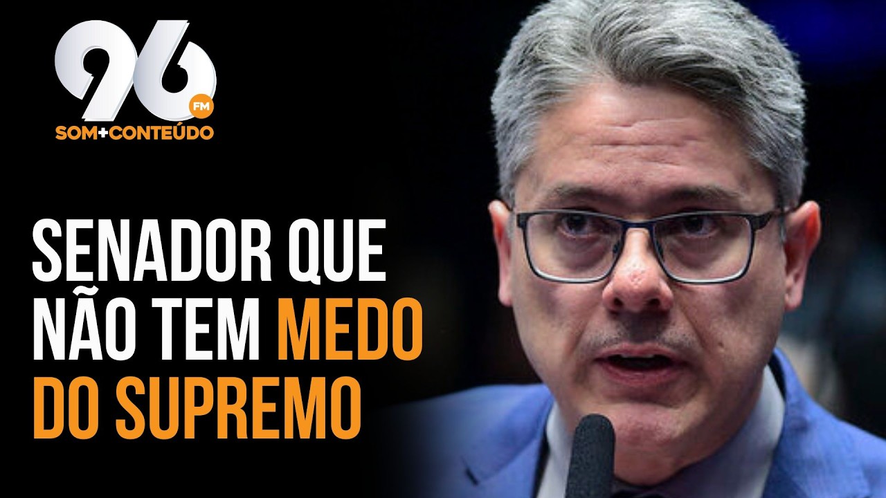 ALESSANDRO VIEIRA, O SENADOR QUE NÃO TEM MEDO DO STF E DO CRIME ORGANIZADO