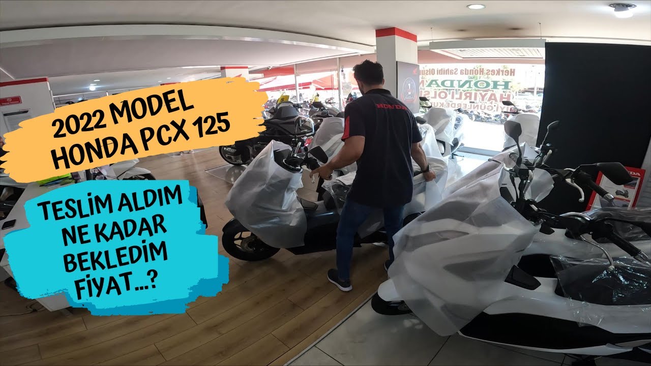 2022 Model Honda PCX 125 Bayiden Teslim Aldım