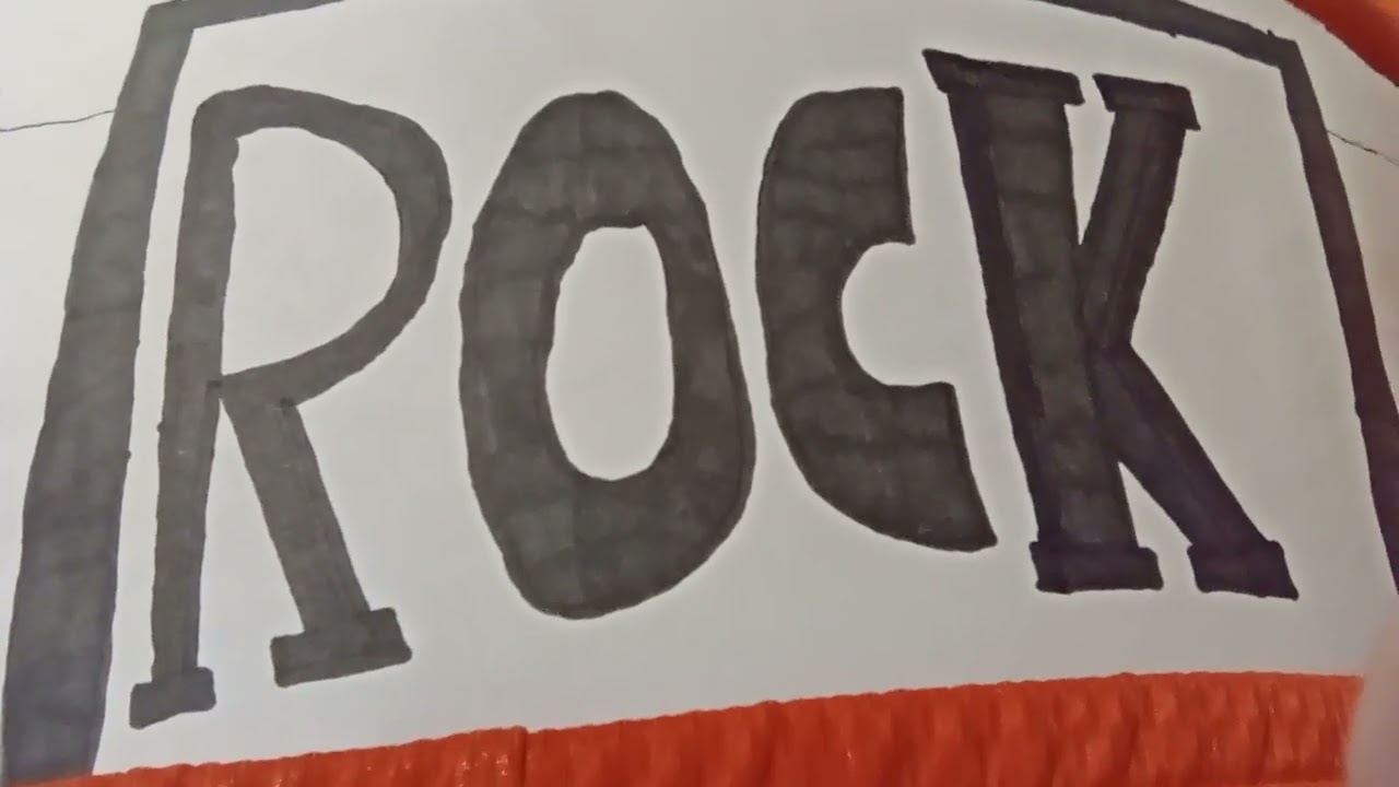 Randy dj lance rock belt letter ROCK
