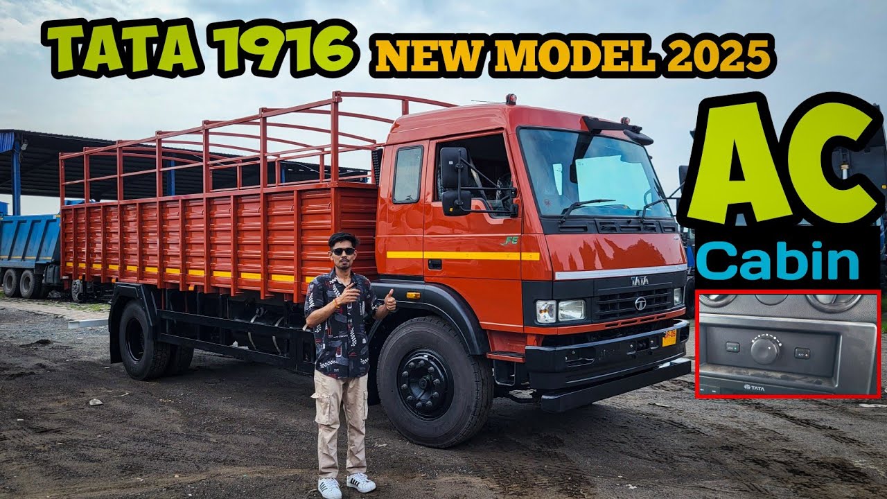 ऐक और NEW MODEL TATA 1916 AC + SLEEPER CABIN  (JUN 2025) Full detailed video