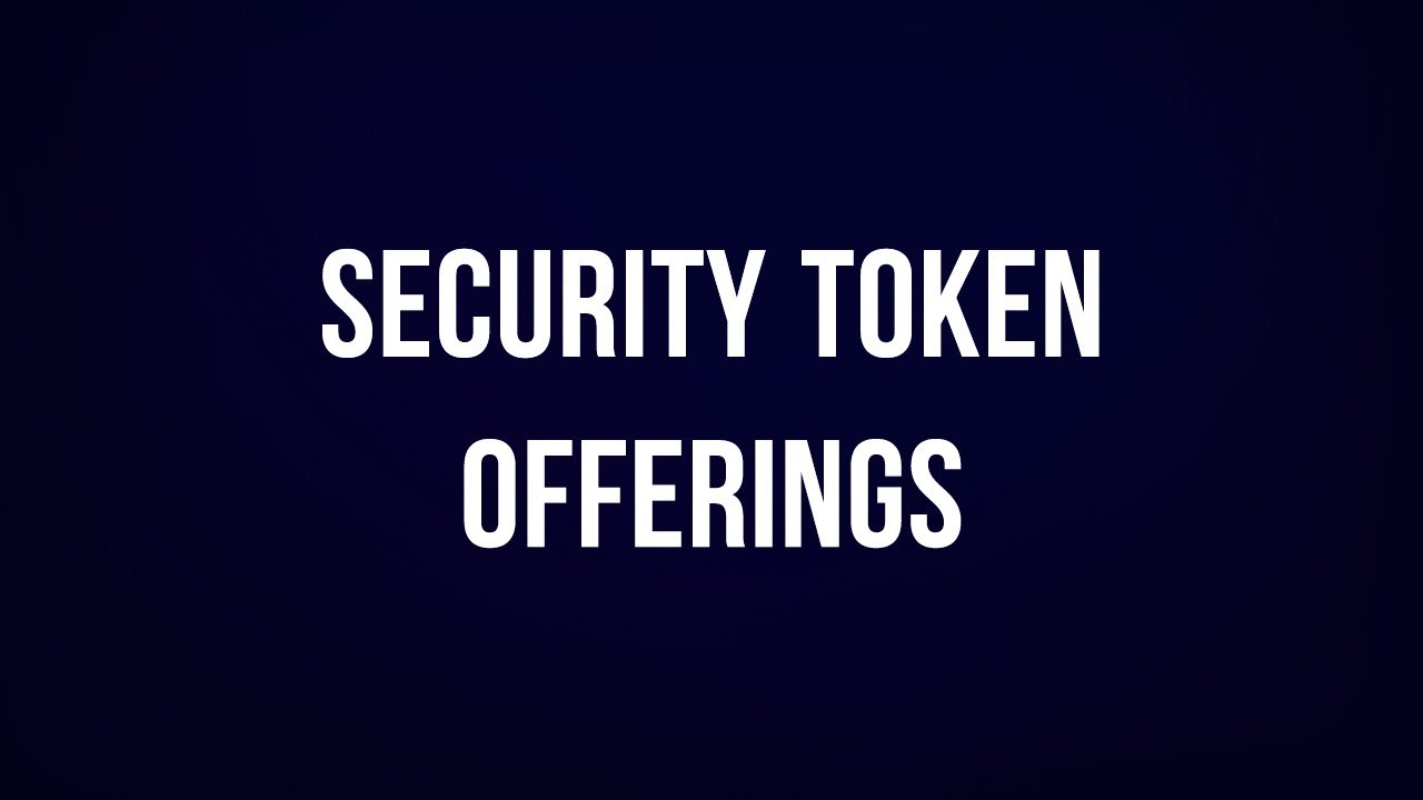 What are Security Token Offerings ?