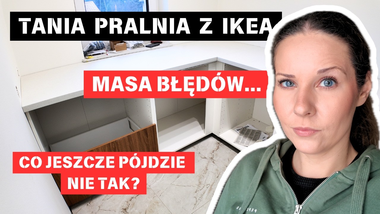 TANIA PRALNIA | Meble IKEA Metod | Budowa domu