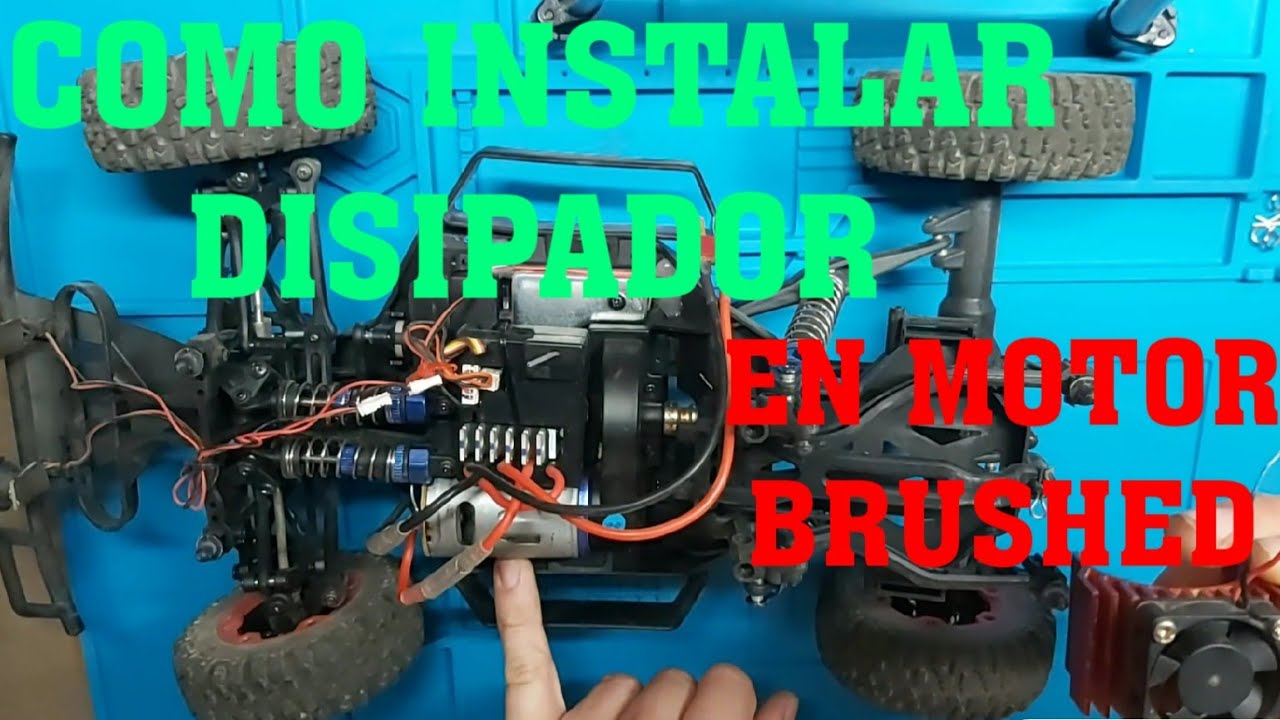 #CÓMO INSTALAR DISIPADOR EN MOTOR BRUSHED🤔