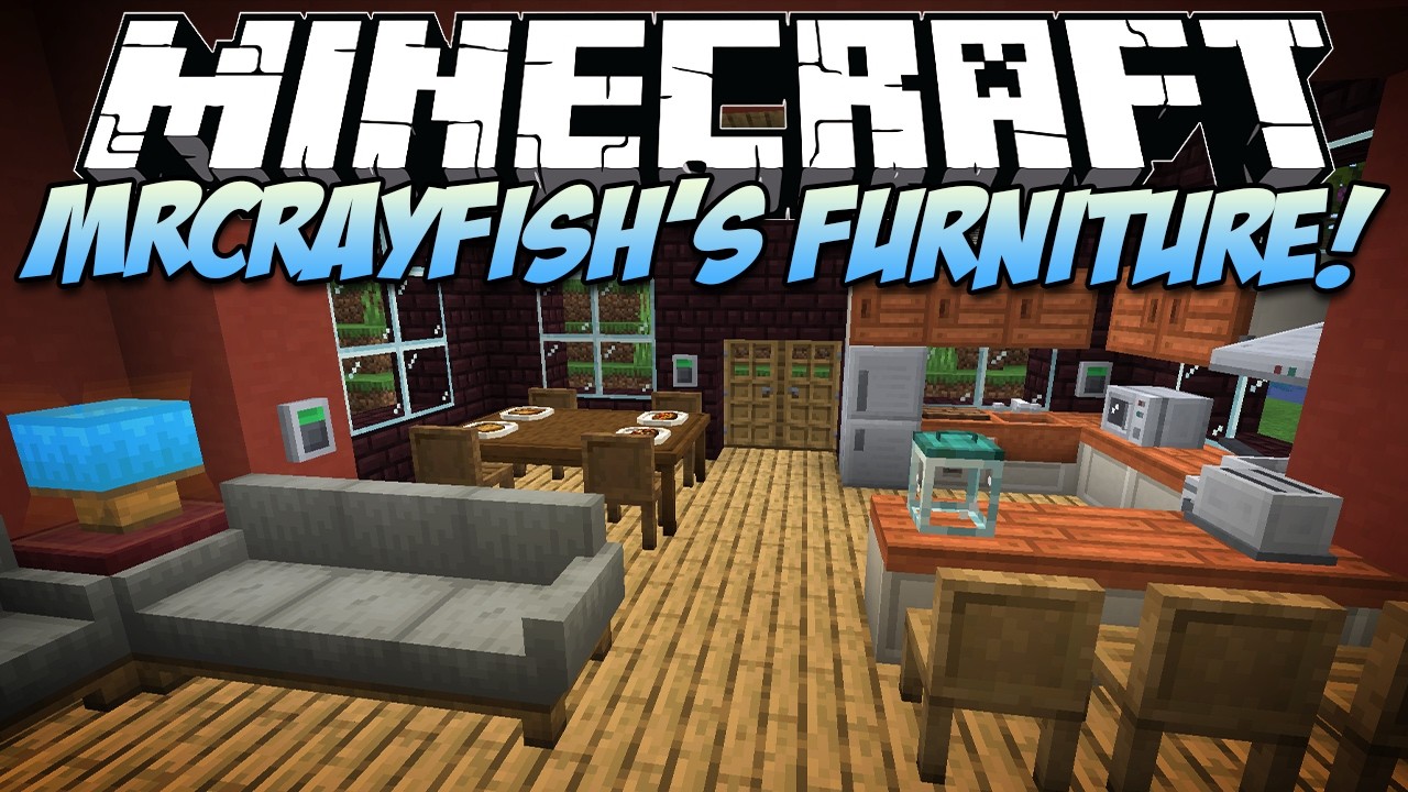 Mod Showcase | MRCRAYFISH'S FURNITURE! (Modern Furniture, Electronics, & More!) | Minecraft 1.20.1+