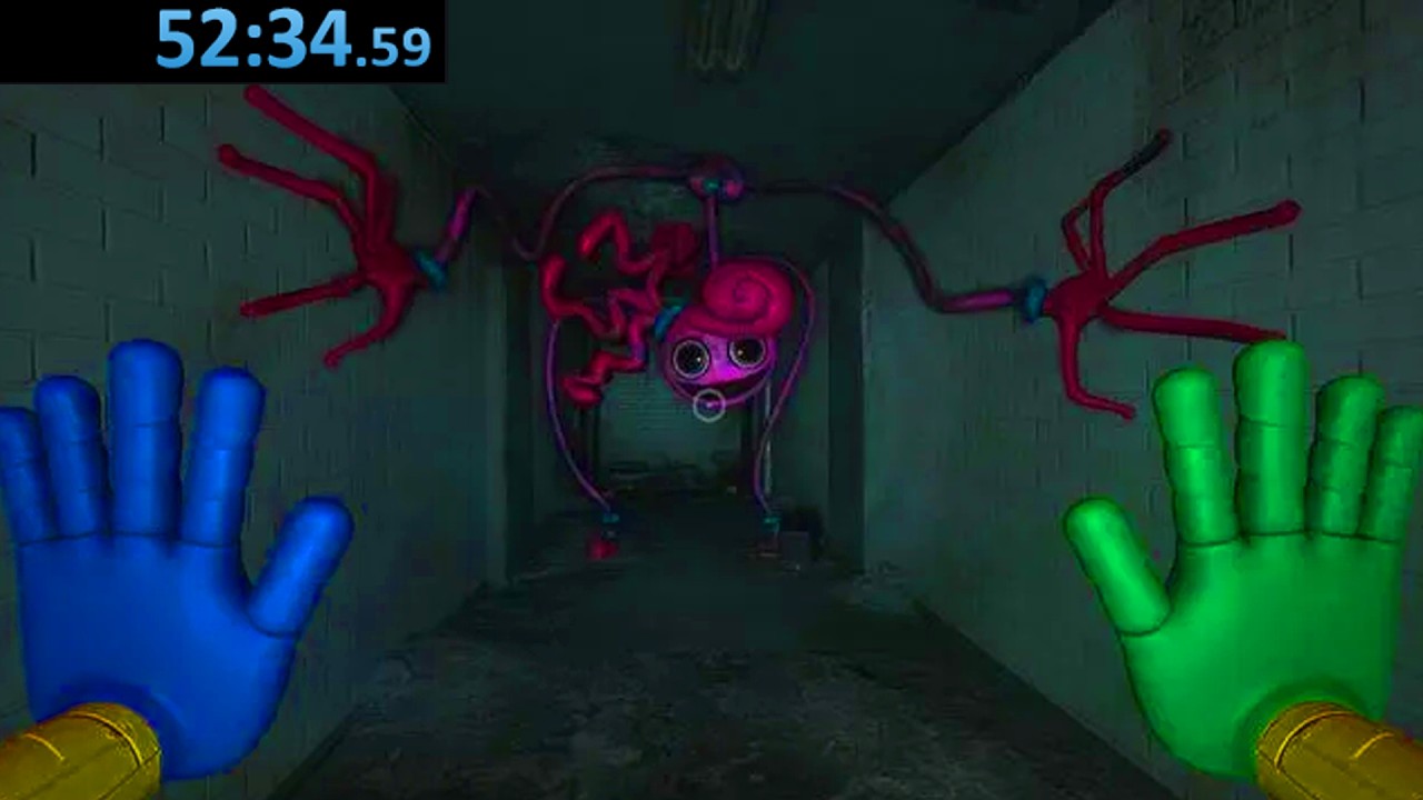 poppy playtime chapter 2 speedrun (52:34.59) All Minigames, Inbound