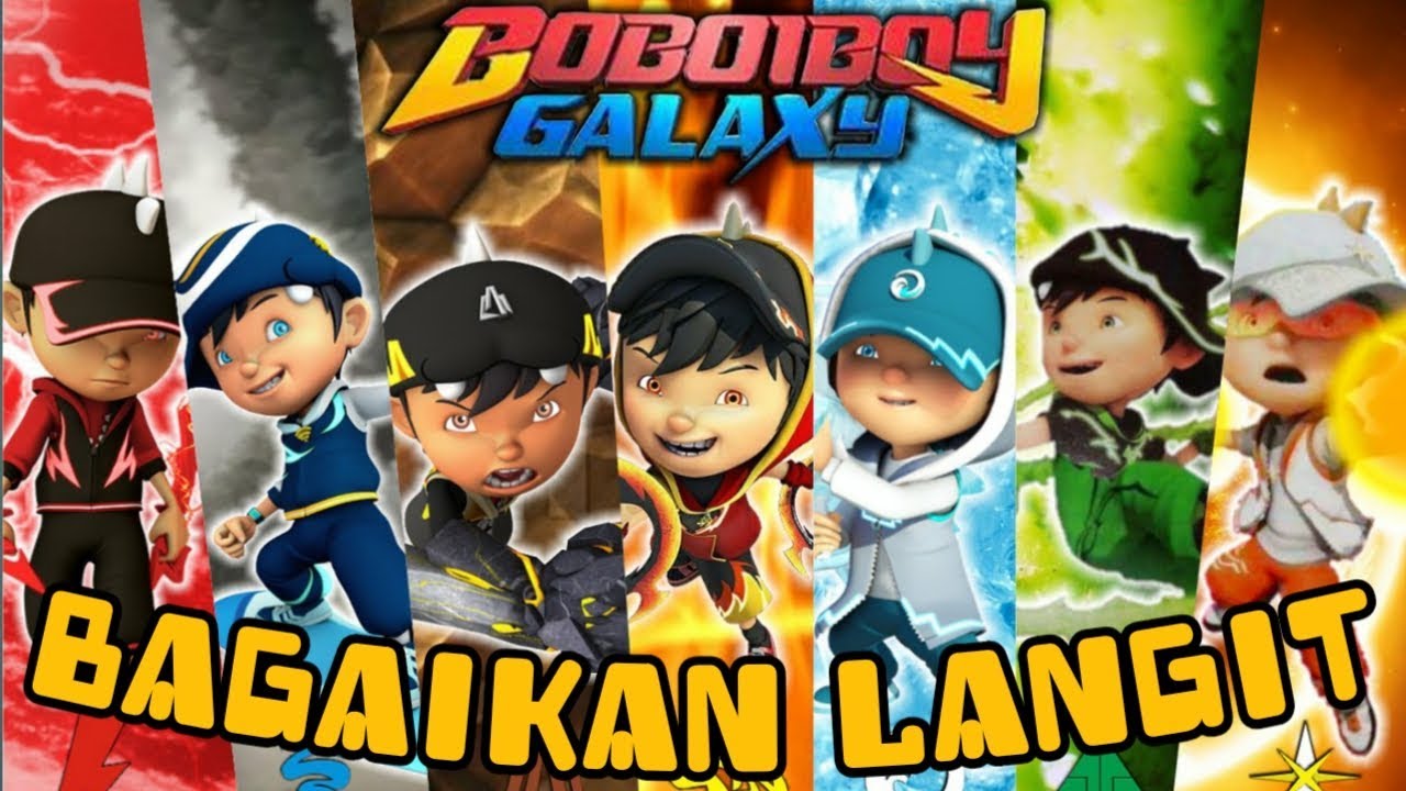 BAGAIKAN LANGIT versi KEKUATAN BOBOIBOY GALAXY