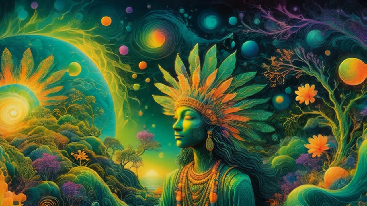 [4K UHD] The Cosmic Weaver | Psychedelic Trippy Visuals for LSD & Shroom Trips