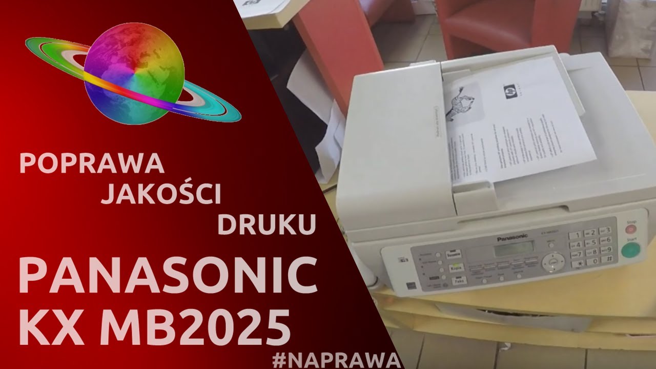 PANASONIC KX-MB2025 🖨️ Poprawa jakości druku