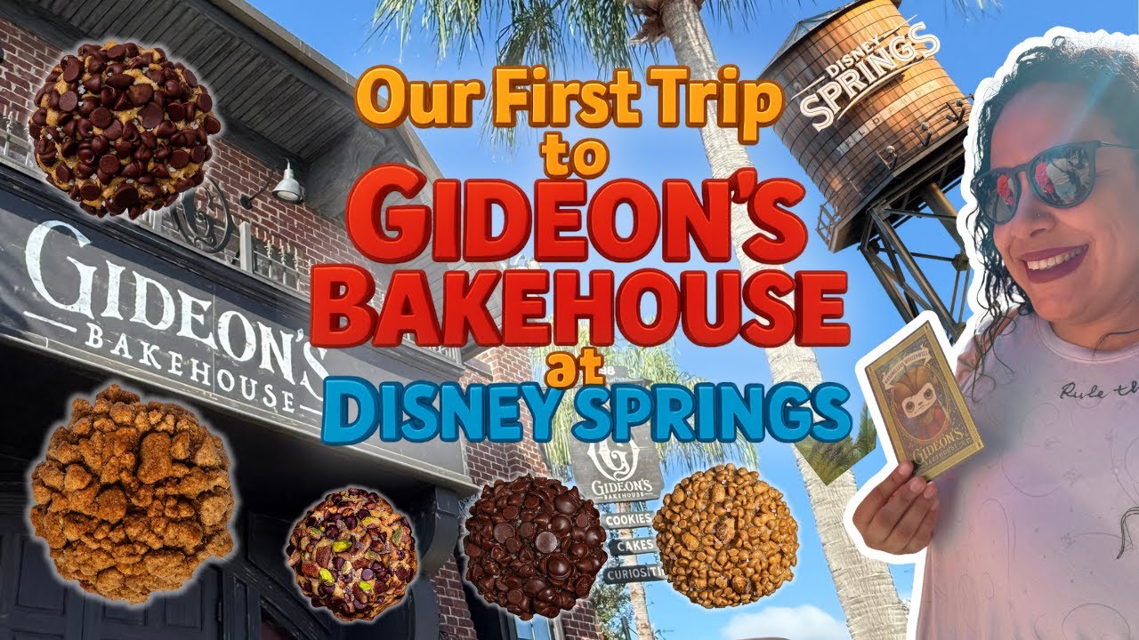 Trying Gideon’s Bakehouse for the First Time at Disney Springs | Must-Try Exclusive Cookies!