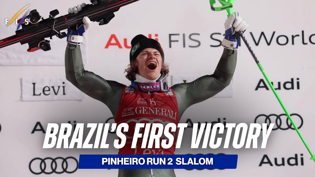 Brazil&rsquo;s first victory, Braathen takes it in Levi | FIS Alpine