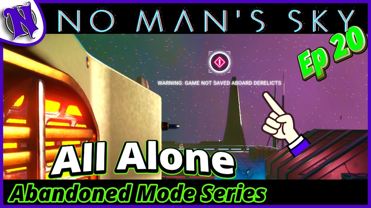 No Man’s Sky Abandoned Mode Ep. 20 | Derelict Freighter Run Ends in a Crash